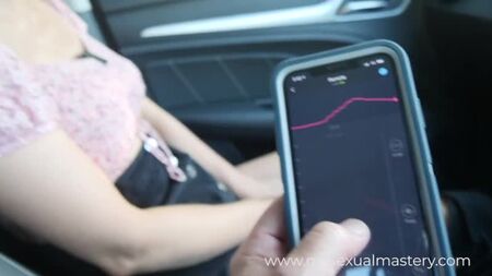 Alışveriş merkezinde uzaktan kumandalı oyuncak vibratör ve halka açık seks