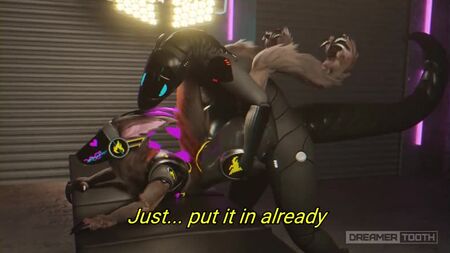 Dreamertooth'tan 3D Yiff 2/3: Heteroseksüel Proto robot sert bir şekilde beceriliyor - Furry Porno Seks - Scalie Lizardx