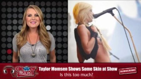 Taylor Momsen Konserde Göğüslerini Gösterdi
