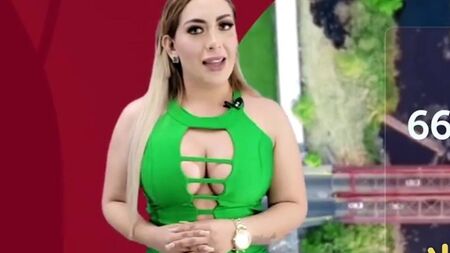 Latin kökenli hava durumu sunucusu Arely Hernandez Montenegro 2