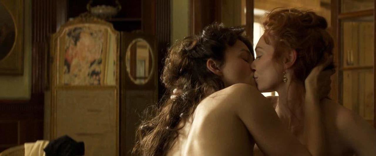 Keira Knightley Lesbian Sex in Colette on ScandalPlanet Com 